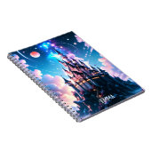 Fantasy Castle Aangepaste naam Notitieboek (Rechterzijde)