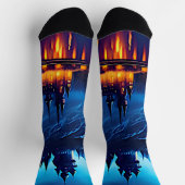 Fantasy Castle Blue Sokken (Top)