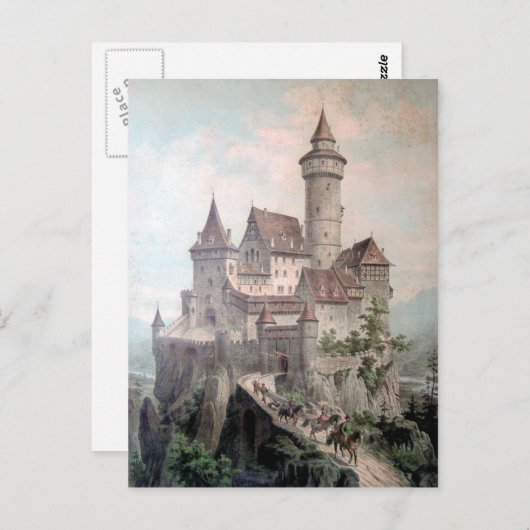 Fantasy Castle Briefkaart (Voorkant / Achterkant)