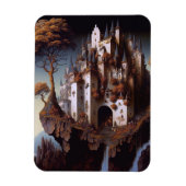 Fantasy Castle Fantasy Art Magnet Magneet (Verticaal)