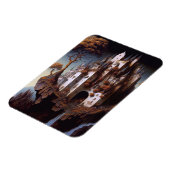Fantasy Castle Fantasy Art Magnet Magneet (Linkerzijde)