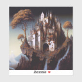 Fantasy Castle Fantasy Art Sticker (Vel)