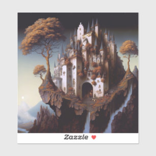 Fantasy Castle Fantasy Art Sticker