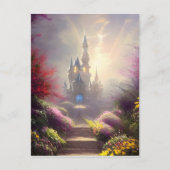 Fantasy Castle Gardens Briefkaart (Voorkant)