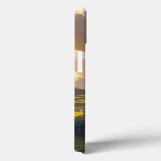 Fantasy Castle iPhone Case - Middeleeuwse kunst (Achterkant / Rechts)