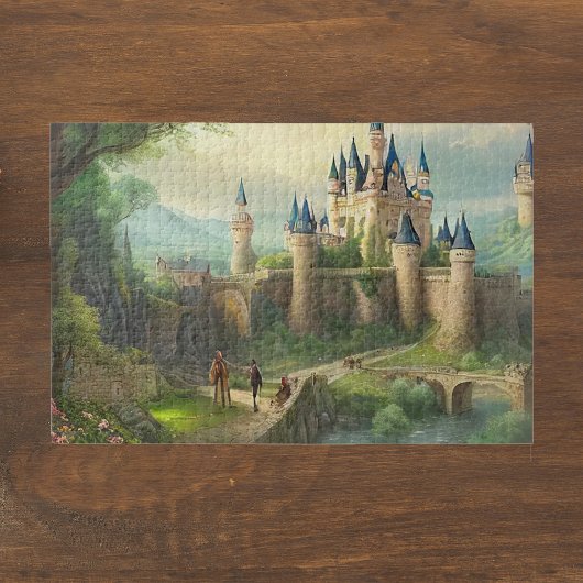 Fantasy Castle Jigzaag Puzzle Legpuzzel
