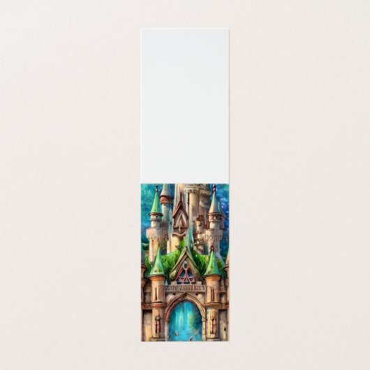 Fantasy Castle Visitekaartje (Buitenkant ongevouwen)