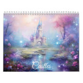Fantasy Castles in Abstract Style Kalender (Hoes)