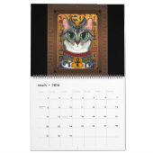 Fantasy Cat Art Calendar. Zuivelkatten Kalender (Mar 2026)