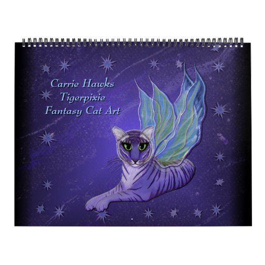 Fantasy Cat Art Calendar. Zuivelkatten Kalender (Hoes)