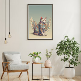 Fantasy Cat L Misty Meow | Gevleugelde kat [1/4] Poster