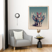 Fantasy Cat L Misty Meow | Gevleugelde kat [2/4] Poster