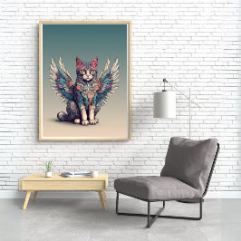 Fantasy Cat L Misty Meow | Gevleugelde kat [2/4] Poster