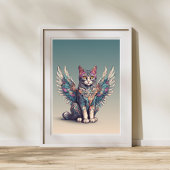 Fantasy Cat L Misty Meow | Gevleugelde kat [2/4] Poster