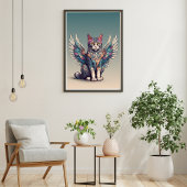 Fantasy Cat L Misty Meow | Gevleugelde kat [2/4] Poster