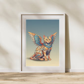 Fantasy Cat L Misty Meow | Gevleugelde kat [34] Poster