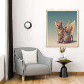 Fantasy Cat L Misty Meow | Gevleugelde kat [4/4] Poster