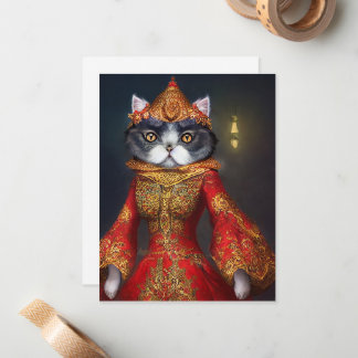 Fantasy Cat Notecard #SA4 Notitiekaartje