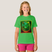 Fantasy Cat voor de Crest T-shirt (Voorkant volledig)