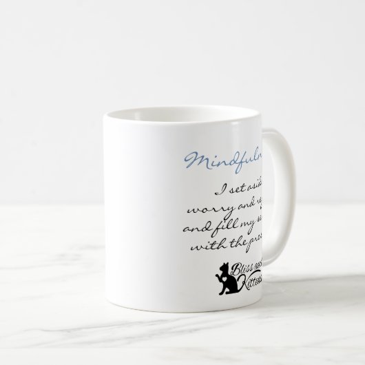 Fantasy Cats Oracle Affirmation - Mindfulness Koffiemok (Voorkant rechts)