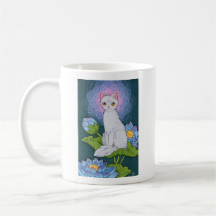Fantasy Cats Oracle Affirmation - Mindfulness Koffiemok