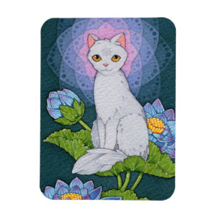 Fantasy Cats Oracle Affirmation - Mindfulness Magneet