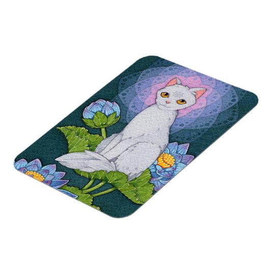 Fantasy Cats Oracle bevestiging - Mindfulness Magneet (Linkerzijde)