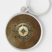 Fantasy Celtic Compass Design Sleutelhanger (Voorkant)