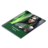 Fantasy Celtic Warrior Princess Notitieboek (Linkerzijde)