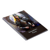 Fantasy Celtic Warrior Queen Notitieboek (Rechterzijde)