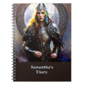 Fantasy Celtic Warrior Queen Notitieboek (Voorkant)