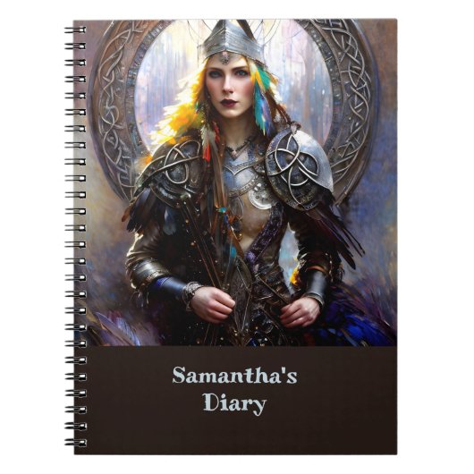 Fantasy Celtic Warrior Queen Notitieboek (Voorkant)
