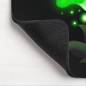 Fantasy Chanterelle Gloeiende Groene Paddestoel Muismat (Hoek)