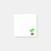 Fantasy Chanterelle Gloeiende Groene Paddestoel Post-it® Notes (Voorkant)