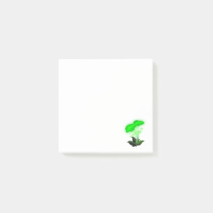 Fantasy Chanterelle Gloeiende Groene Paddestoel Post-it® Notes