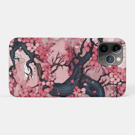 Fantasy Cherry Blossom Dreamscape Case-Mate iPhone Case (Achterkant (horizontaal))