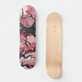 Fantasy Cherry Blossom Dreamscape Persoonlijk Skateboard (Voorkant)