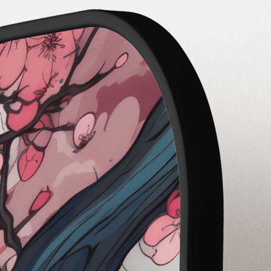 Fantasy Cherry Blossom Dreamscape Pickleball Paddle (Links Detail)