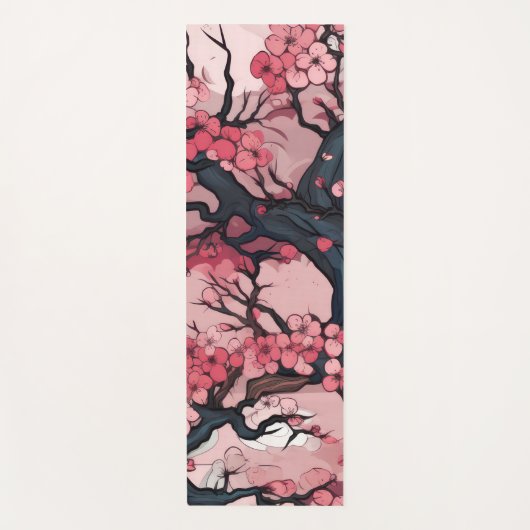 Fantasy Cherry Blossom Dreamscape Yogamat (Voorkant)