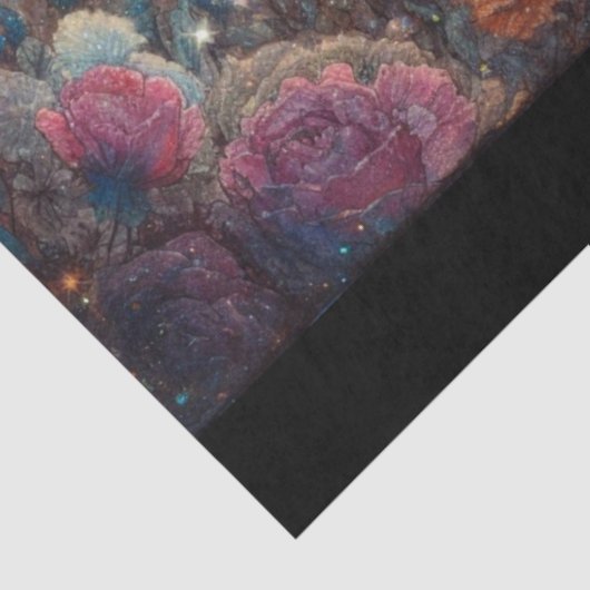 Fantasy Cheshire Cat and Alice Decoupage Tissuepapier (Detail)