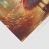 Fantasy Cheshire Cat Lacht in de Bomen Decoupage Tissuepapier (Detail)