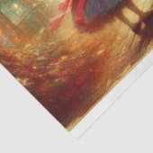 Fantasy Cheshire Cat Smiles In The Trees Decoupage Tissuepapier (Detail)