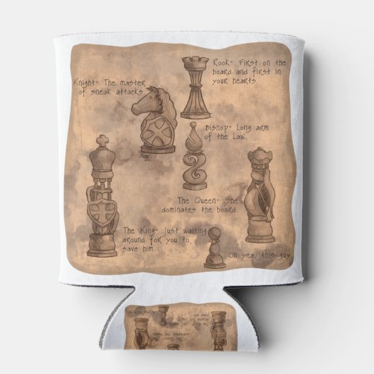 Fantasy Chessmen Blikjeskoeler (Achterkant)