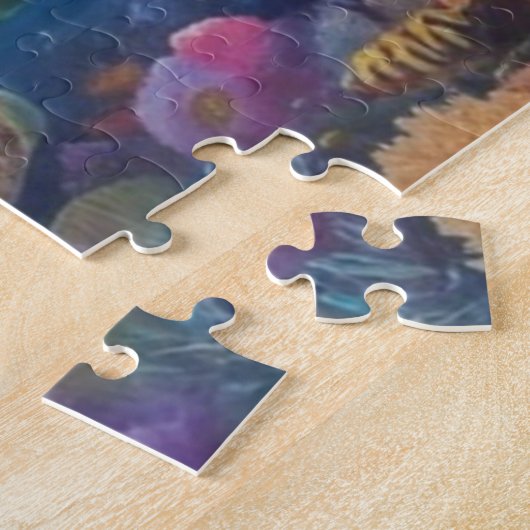 Fantasy City Onder het Zee Hard Solving Legpuzzel (Zijkant)