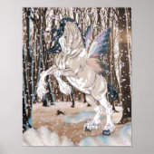 Fantasy Clydesdale Horse Fairy Poster (Voorkant)