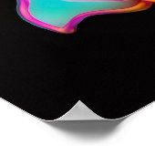 Fantasy Colored Orchid Flower Poster (Hoek)