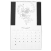 Fantasy Coloring Calendar Kalender (Feb 2027)