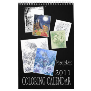 Fantasy Coloring Calendar Kalender
