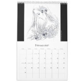 Fantasy Coloring Calendar Kalender (Feb 2027)