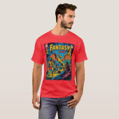 Fantasy Comics: een retro-avontuur T-shirt (Voorkant volledig)